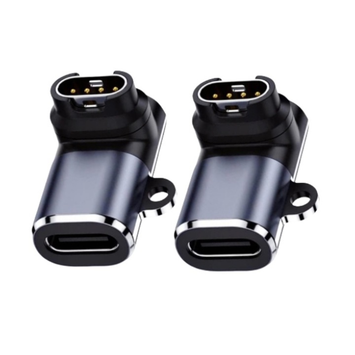 2 db-os hálózati adapter készlet, oein, Dicollas®, kompatibilis a Garmin Fenix 7/7S/7X/6S/6/6X/5S/5/5X, Forerunner 955 965 45 45S 245, Venu, Instinct, Vivoactive 4s 4 3s, Epix, Quatix okosórákkal