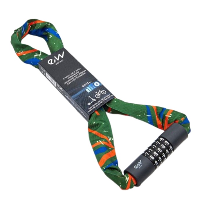 Lant anti - furt, scuter / bicicleta / trotineta electrica, 95 cm, EWLK022, diverse culori, Motorevolution