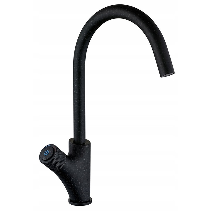 Baterie de Bucatarie Press Black ON-OFF – Design modern si control precis al temperaturii apei