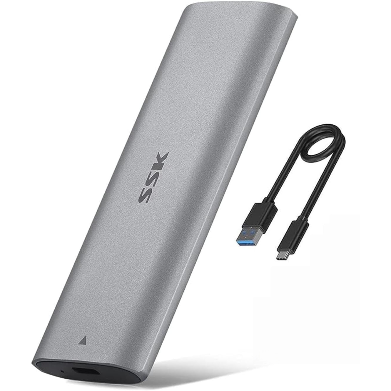 Rack Extern M2 NVME SSD Enclosure, SSK, USB 3.2 Gen2,10 Gbps, Maxim 2TB ...