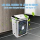 Cos de Gunoi cu Senzor, 12L, Alb, Automat fara Atingere, pentru Bucatarie Baie Birou Dormitor, Plastic ABS, Rezistent la Apa, Silentios, cu Capac