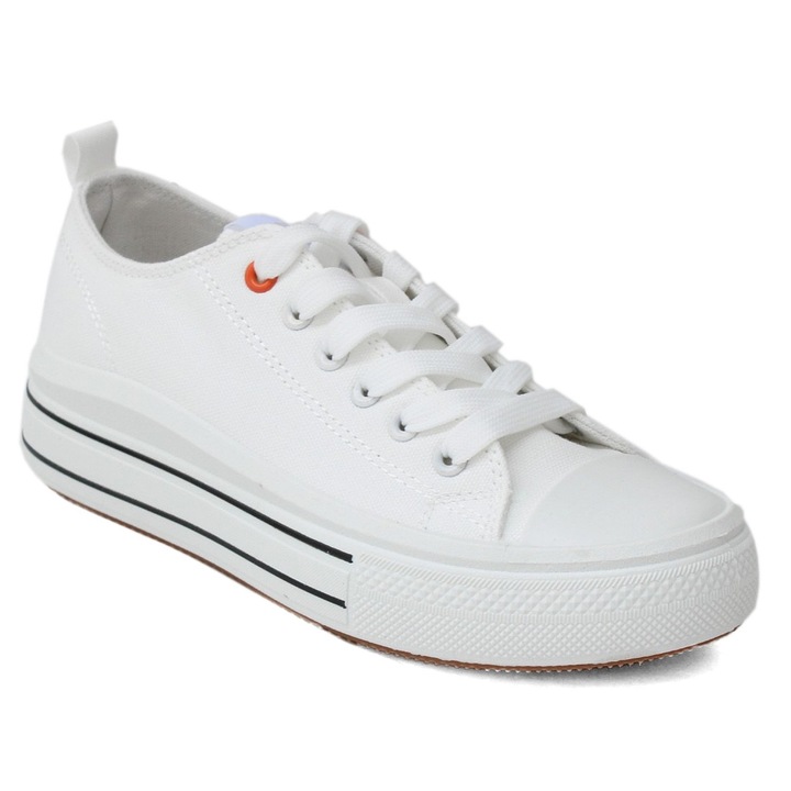 Wink Wink női fehér vászon tornacipő CW51086-1 07580