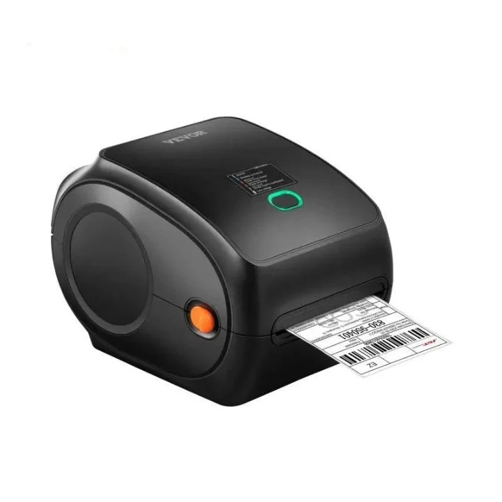 Термопринтер VEVOR, 300dpi, Bluetooth, 150mm/s, черен, пълен комплект