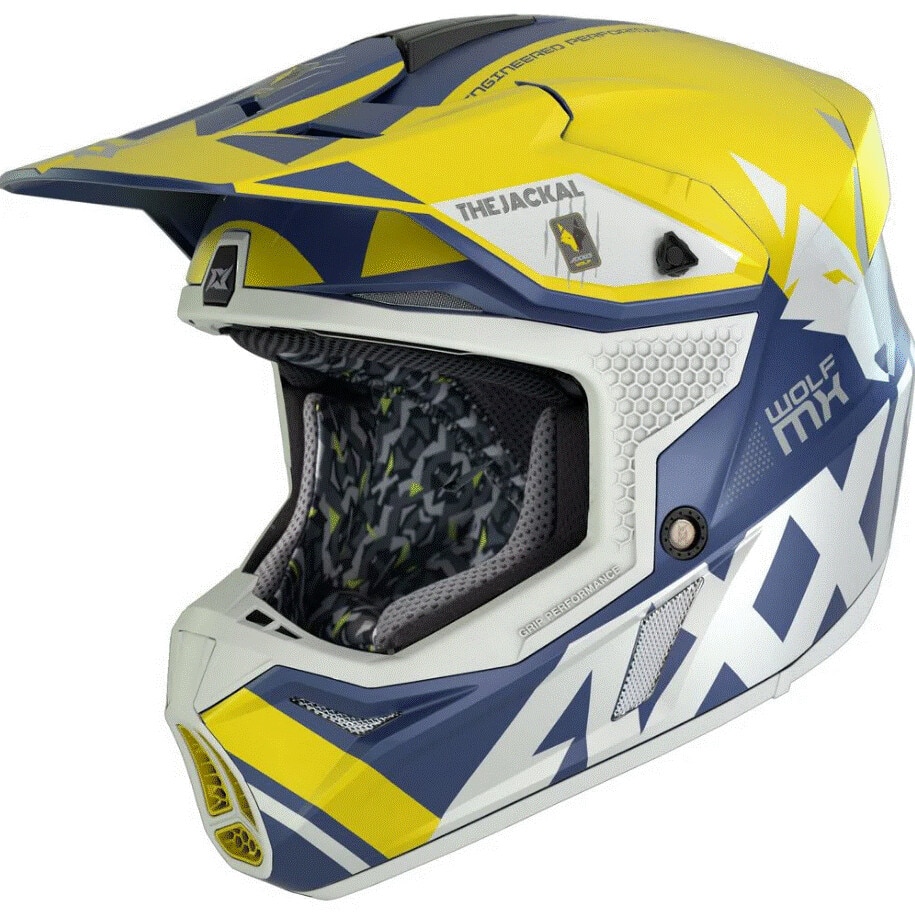 Casca motocross AXXIS WOLF JACKAL A3, S - eMAG.ro