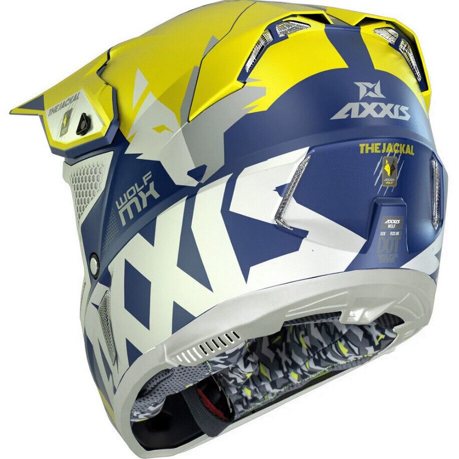 Casca motocross AXXIS WOLF JACKAL A3, S - eMAG.ro