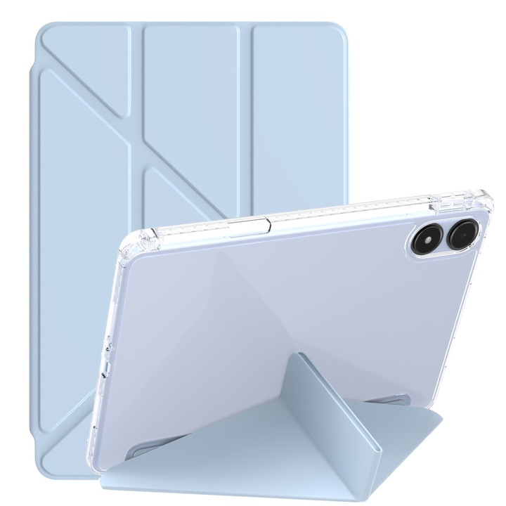 Калъф за таблет Xiaomi Pad Pro 12.1, прозрачен акрил, с магнитно закопчаване, ледено син