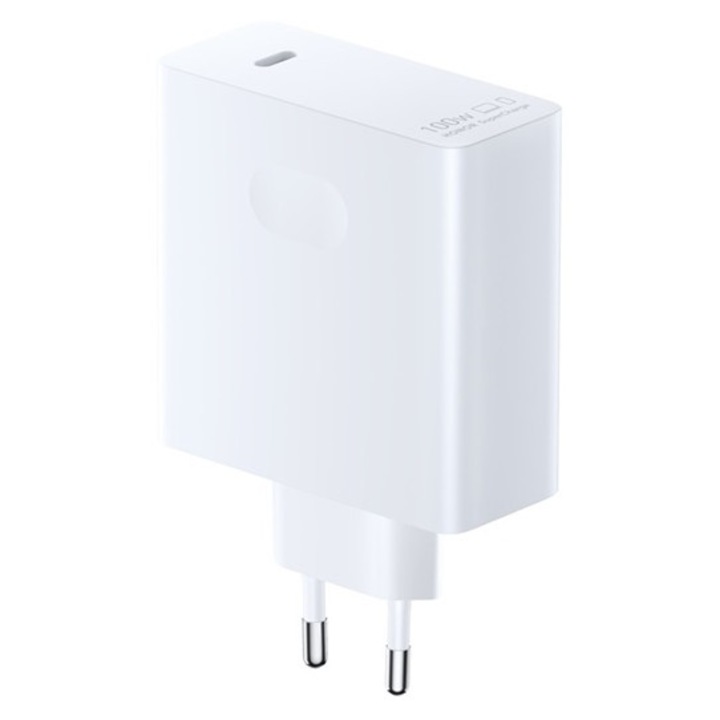 Honor supercharger hálózati töltő type-c aljzat, 100w, gyorstöltő, fehér