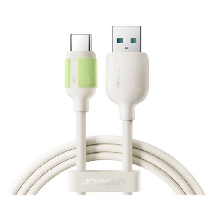 Joyroom adatkábel, usb - type-c, 3a, gyorstöltő, 200cm, bézs