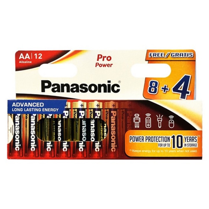 Panasonic everyday power szupertartós elem, aa, lr03eps, 1.5v, alkáli, 12db/csomag