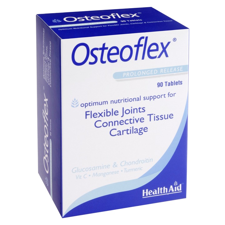 Supliment alimentar, Health Aid, Osteoflex, 90 tablete, glucosamina, condroitina