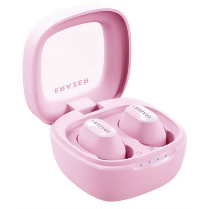 Lenovo erazer xt62 pro bluetooth fülhallgató sztereo, v5.4, tws, zajszűrő, mikrofon + töltőtok, rózsaszín