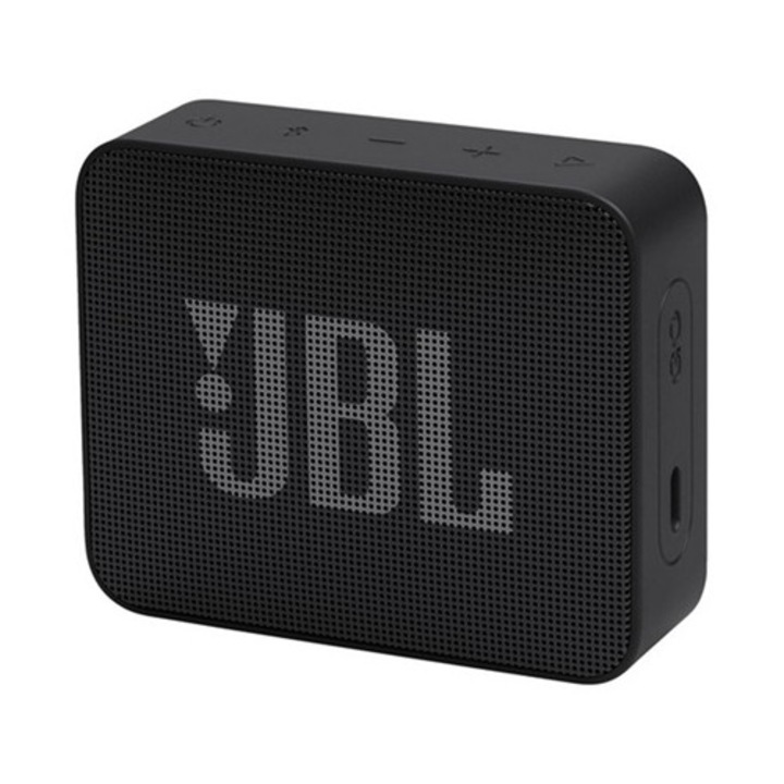 Jbl go essential 2 bluetooth hordozható hangszóró, 730mah belső akku, 4w, vízálló, porálló, fekete
