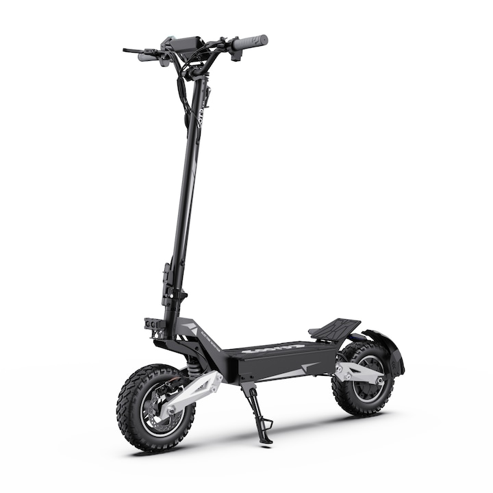 Trotineta electrica OOTD T10, viteza maxima de 50 km/h, distanta maxima de 45 km, motor max 900 W, 48V 13 Ah, Roti 11", Negru