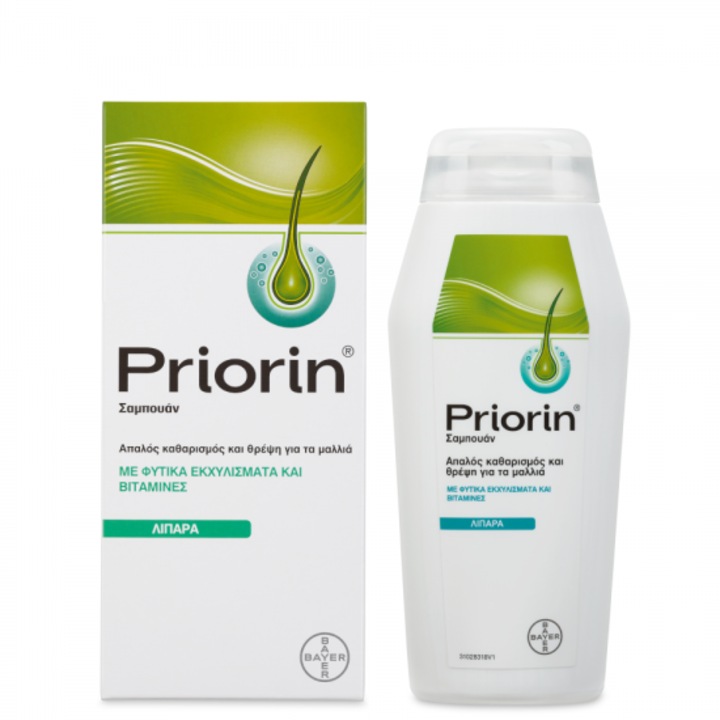 Sampon Priorin pentru trichoptoze, 200ml, pentru par lipar, cu provitamina B5