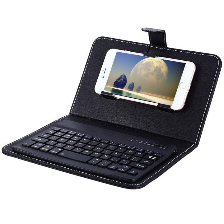 Hátlap tok megvilágított billentyűzettel, 7 szín, 10.2 inch, TPU
