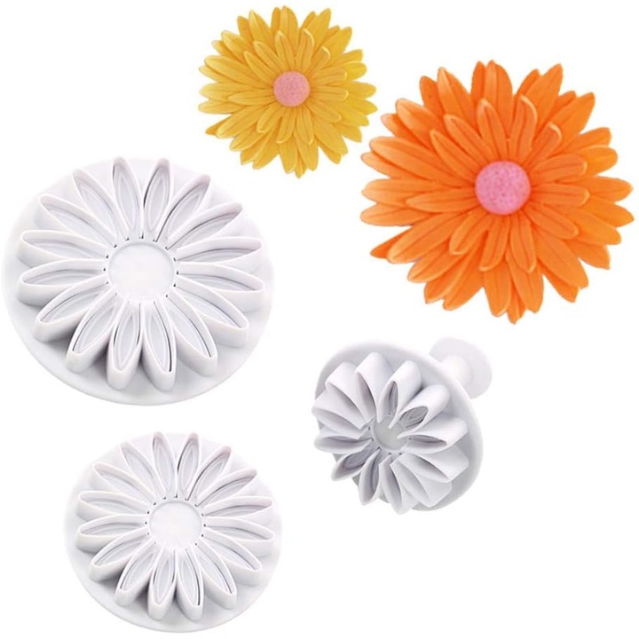 piese floarea-soarelui fondant embossing instrument piston floarea-soarelui tort taietor Sugarcraft decorare tort (floarea-soarelui)