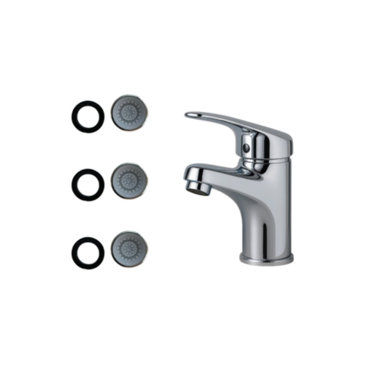 Set 3 buc Aerator, Universal, Cu Garnitura, Cauciuc, Filtrare, Usor De Montat - Filet Exterior