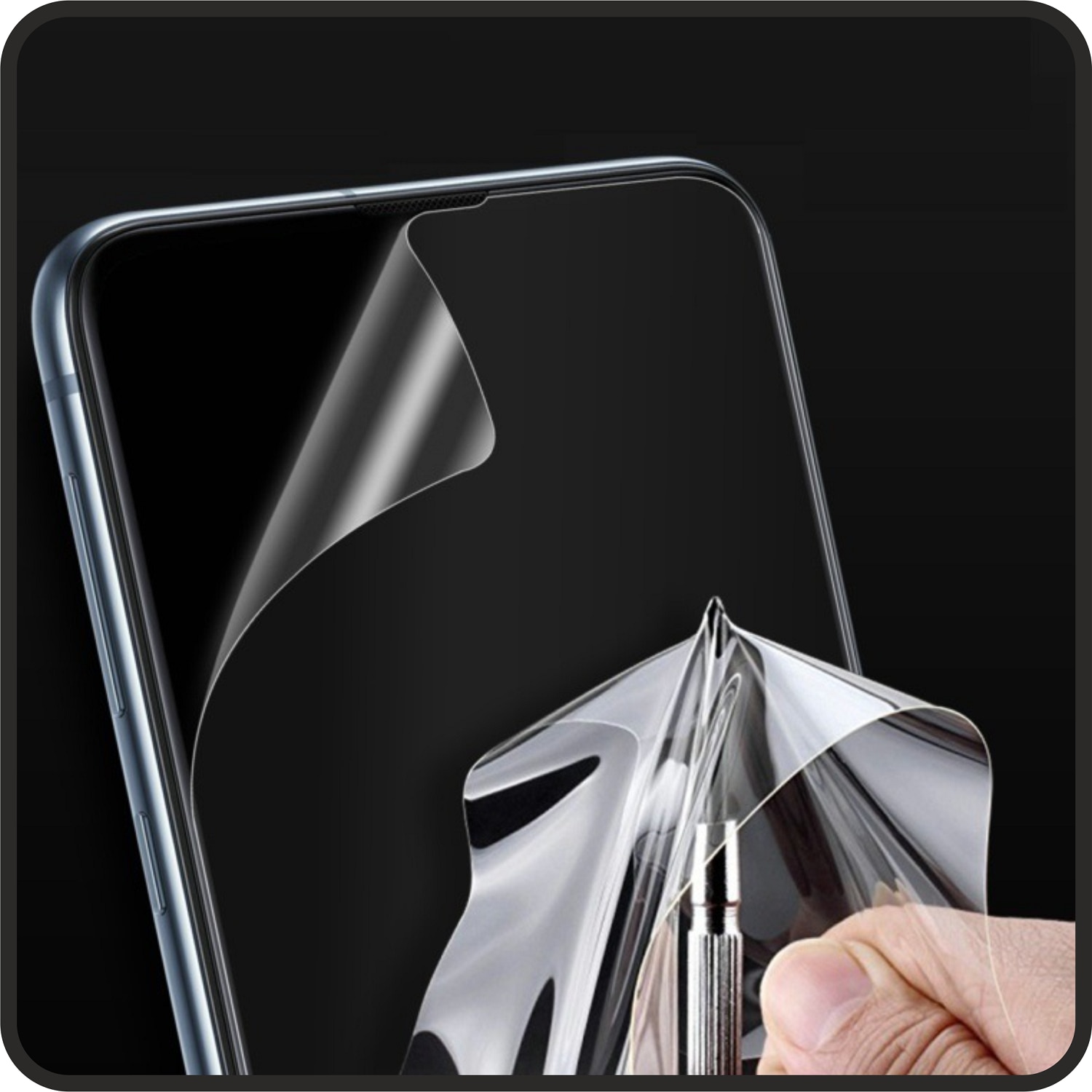 Folie Protectie Ecran iSkinz Matte pentru Motorola Edge 60 Fusion - Case friendly, Siliconica Mata Anti-Amprenta, Anti-Reflex, Adeziva si Flexibila