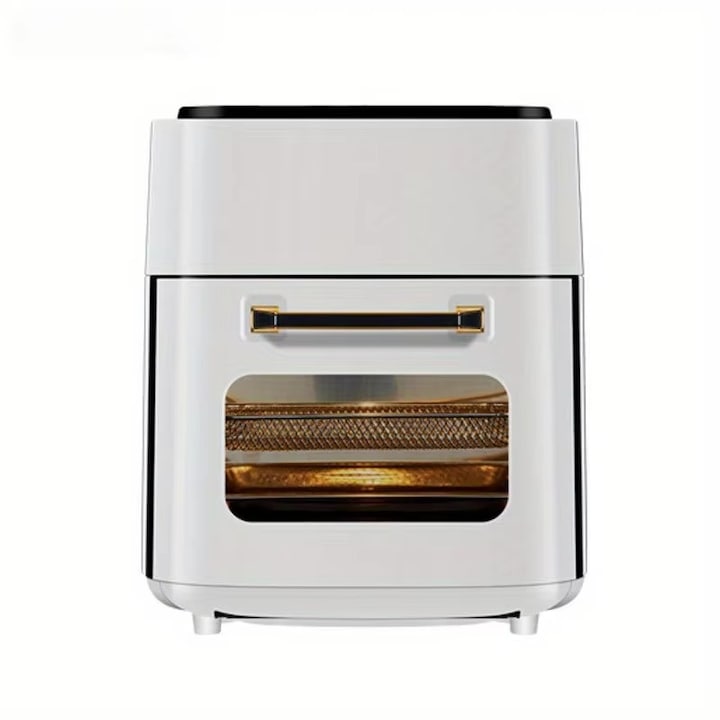 Cuptor cu aer cald Airfryer Oven, 1400W, capacitate 11 L, ecran digital, functie pastrare la cald, alb