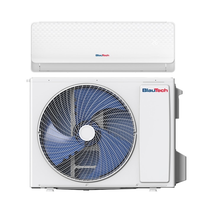 Aparat aer conditionat 24000 BTU, A+++, WiFi, iFeel, flux aer 4D, racire-incalzire rapida, autocuratire, racire-incalzire, dezumidificare, silentios, design modern, aripi hidrofile din aluminiu, BlauTech