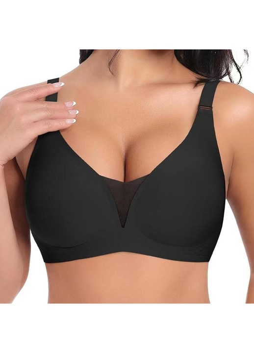 TUNANAN - Varras nelkuli melltarto, Masni nelkuli melltarto, szexi mely nyakkivagassal, Fekete