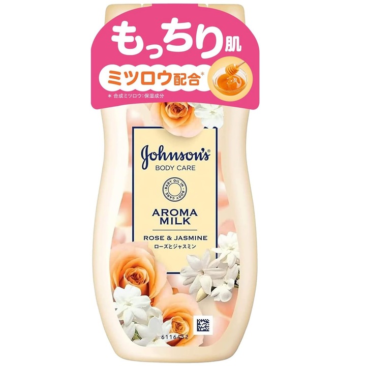 Johnsons Aroma Milk Testápoló - Rózsa és Jázmin 200ml