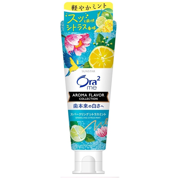 Паста за зъби Ora2 Me Aroma Flavour Collection - Искрящ цитрус и мента 130 г