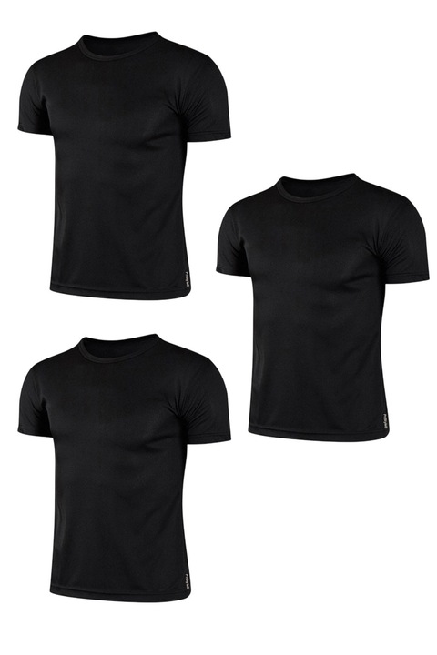 Tricou Gandit Special pentru Activitati Sportive si Evaporarea Rapida a Transpiratiei, ideal pentru Sport, Fitness sau Sala, pentru Barbati, Negru inchis