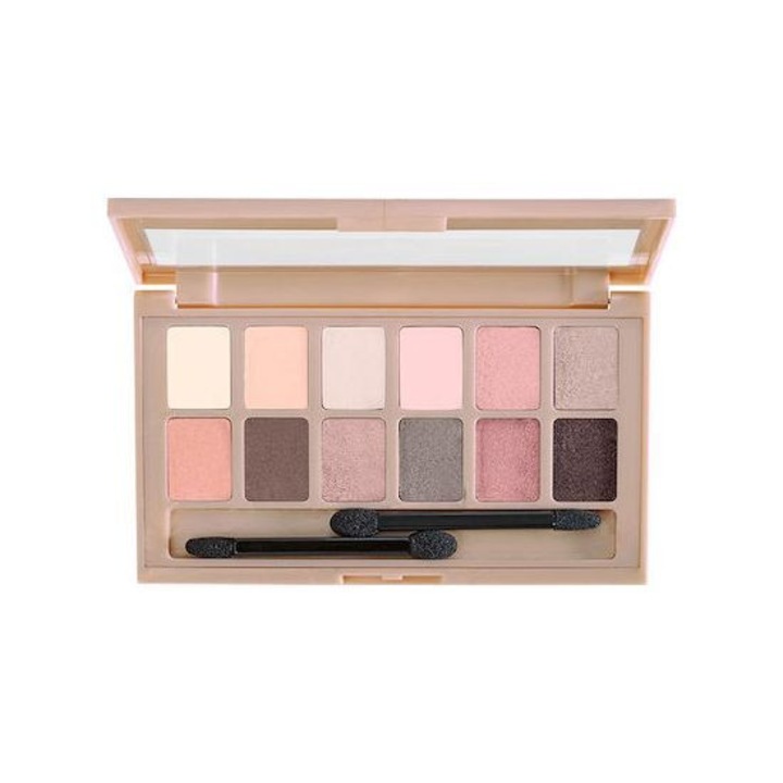 Paleta fard obraz Blushed Nudes, Maybelline, 12 nuante, 9.6g