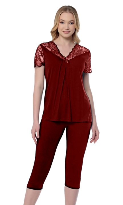 Pijama Dama, Esperanza, bordo, viscoza, L INTL