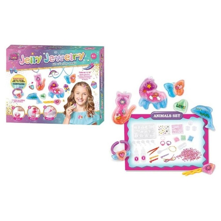 Set creativ de bijuterii, SWEDE, 3+, multicolor