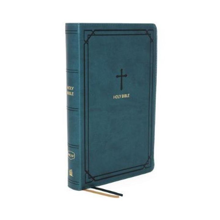 Nkjv, Reference Bible, Compact, Leathersoft, Teal, Red Letter Edition, Comfort Print: Holy Bible, New King James Version - Thomas Nelson