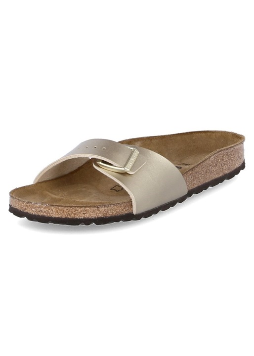 Birkenstock Madrid papucs, valodi bor, arany, Aranyszín, 35