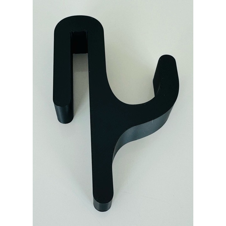 Carlig pentru Cabine de Dus – Suport Umeras, Accesorii Baie, Printat 3D din PLA, Montaj Rapid, Negru