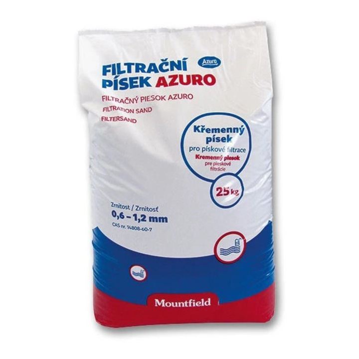 Kvarchomok szűrőkhöz, szemcseméret 0,6-1,2 mm