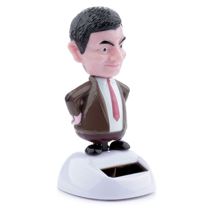Соларна декорация, фигурка, Mr Bean 10.5 x 5 x 5.5 см, за вътрешна употреба, Многоцветна