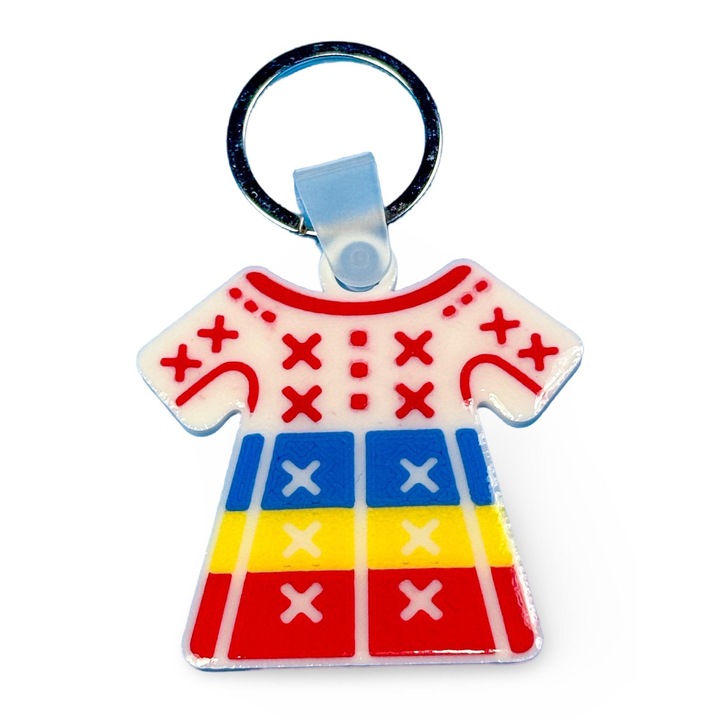 Breloc NFC cu Linkuri Personalizate Romania - Card Digital de Vizita 3D - Google, Instagram, TikTok, Facebook