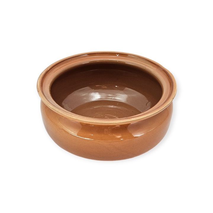 Vas termorezistent, CERAMICA DE HOREZU, 1l, ceramica, natur