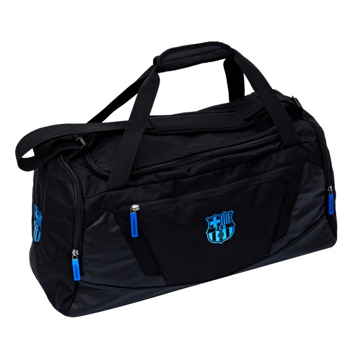 Geanta sportiva FC Barcelona, Astra, 40l, impermeabila, 27x26x55cm