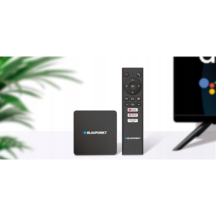 Медиен плейър BLAUPUNKT B-Stream Box, 4K Ultra HD, черен