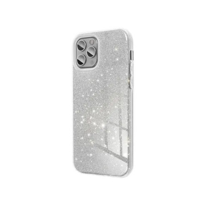 Husa pentru Apple iPhone 16e glitter silver