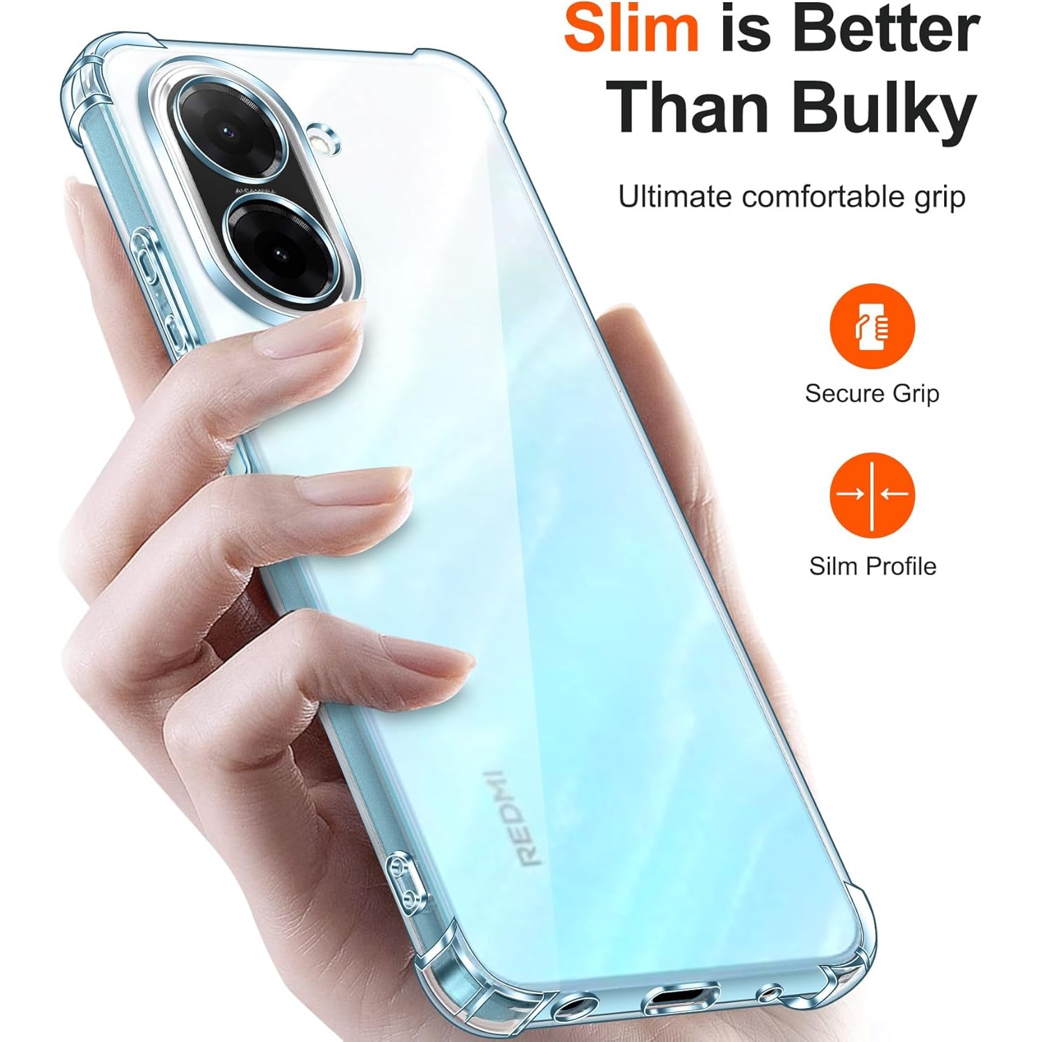 Husa Anti soc, transparenta compatibila cu XIAOMI Redmi A5