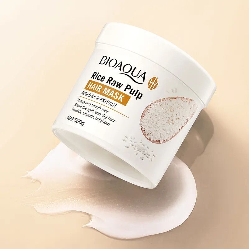 Masca de par Bioaqua cu extract de orez - eMAG.ro