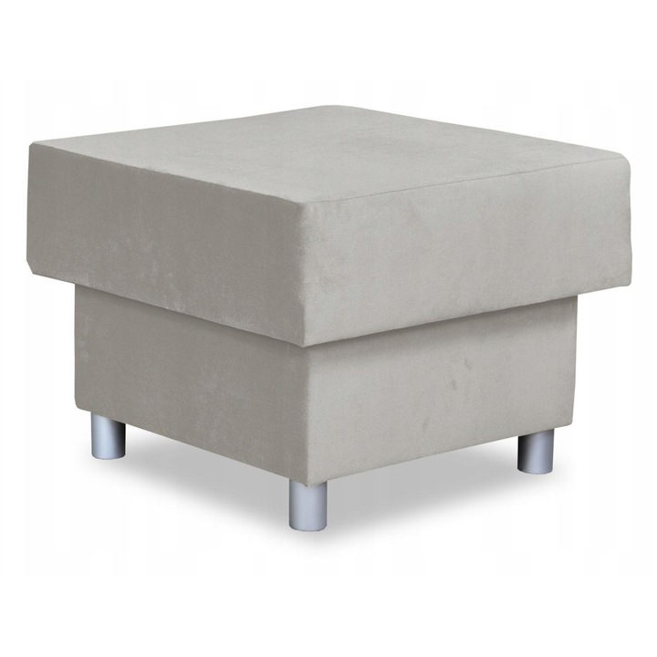 Pufa taburet Alicja, Family Meble, bej, 41x46cm, cu compartiment de depozitare