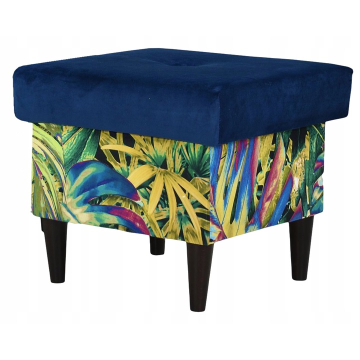 Taburet cu spatiu de depozitare Ari, Family Meble, 45cm, multicolor