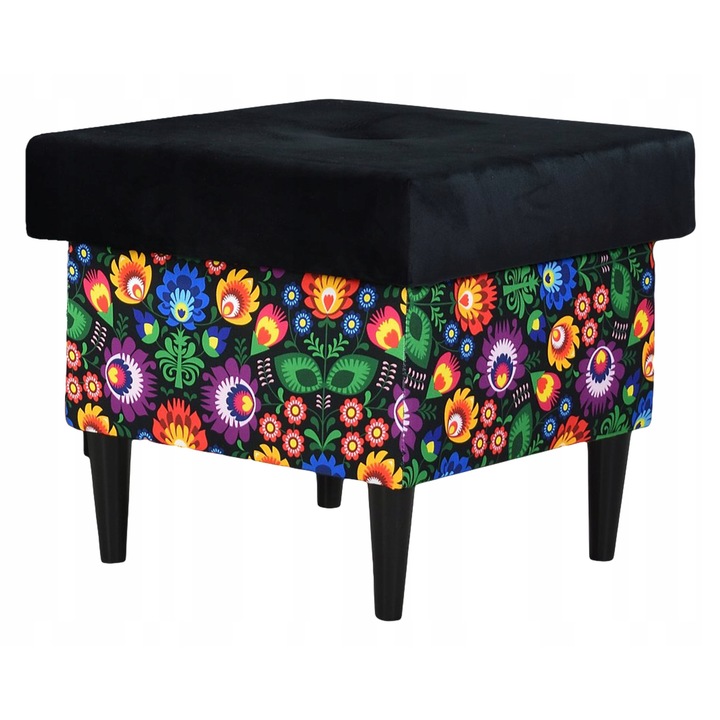 FAMILY MEBLE tárolózsámoly, 45 cm, többszínű