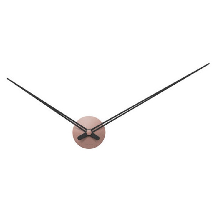 Ceas decorativ Karlsson, model LBT, roz, 90x5cm