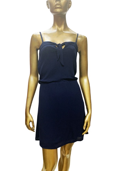 Rochie de damă ETAM R Swaly, Bretele subțiri, Decolteu în V, Bleumarin