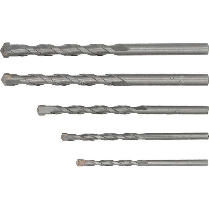 5 darabos Sthor betonfúró készlet 4, 5, 6, 8 mm, hengeres szárral