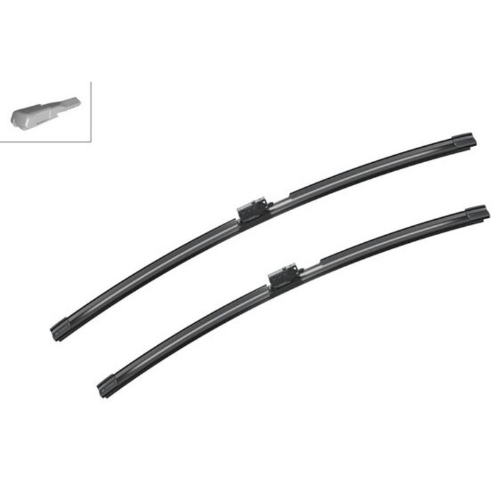 Комплект чистачки Bosch 3 397 110 004, 650x600 мм, за автомобили с ляв волан